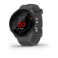 Смарт-годинник Garmin Forerunner 55 з сірим ремінцем