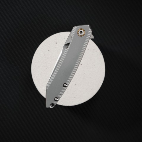 Ніж складаний туристичний Ruike P831S-SA, (8.5 см) 14C28N / 3cr14n сірий