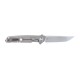 Ніж складаний туристичний Ruike M126-TZ, (9.1 см) steel 154СМ / TC4 (титан) сірий