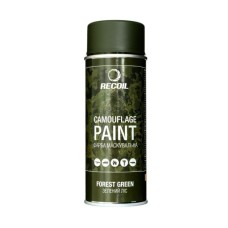 Краска для оружия RecOil Camouflage Paint Spray зеленый лес 400 мл