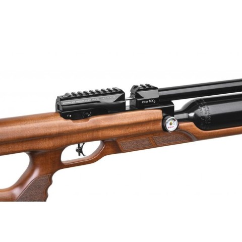 Пневматическая редукторная PCP винтовка Aselkon MX9 Sniper Wood