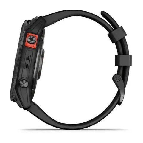 Смарт-часы Garmin fenix 7X Solar сланцево-серые с черным ремешком