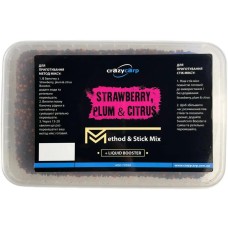 Метод Микс Crazy Carp Method & Stick Mix Strawberry, Plum & Citrus 400г