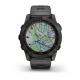 Смарт-годинник Garmin fenix 7X Sapphire Solar карбоново-сірий титановий DLC з титановим вентильованим браслетом