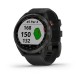 Смарт-часы Garmin Approach S42 темно-серые с черным ремешком