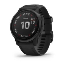 Смарт-часы Garmin fenix 6S Pro черные с черным ремешком