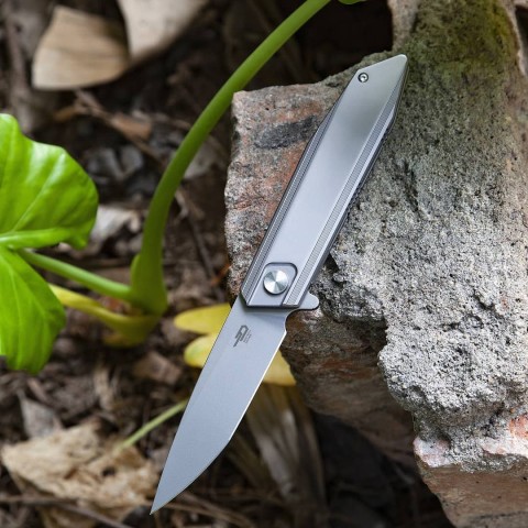 Нiж складний Bestech Knife SHOGUN Grey BT1701A