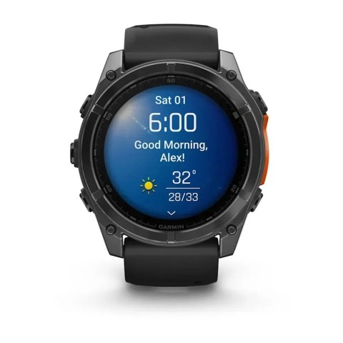 Garmin Fenix 8 AMOLED (51 мм) сланцево-сірий/чорний