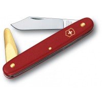 Ніж Victorinox садовий Budding 2 100мм,2функ,черв.мат (блістер)