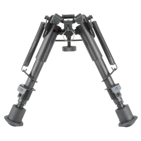 Сошки Vector Optics 155-230 мм на антабку. Карбонове волокно, підпружинені