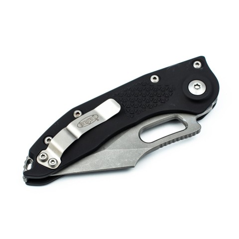 Ніж Microtech Stitch S/E Stonewash Standard Black