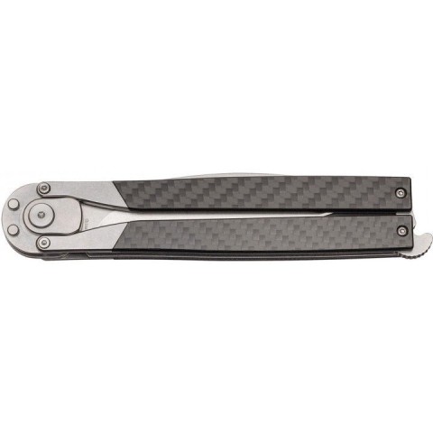 Ніж Artisan Kinetic Balisong, D2, CF