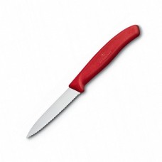 Кухонний ніж Victorinox SwissClassic Paring лезо 8см хвил. з черв. ручкою