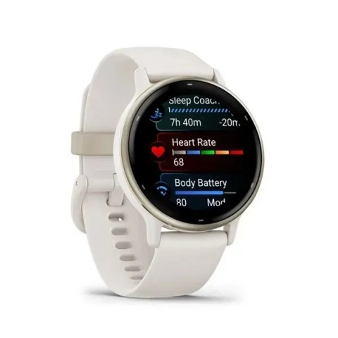 Смарт-часы Garmin vivoactive 5 айвори с кремово-золотистым безелем