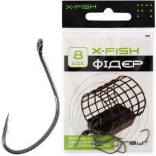Крючок X-Fish Фидер #8 (8 шт/уп)