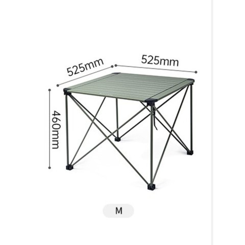 Складаний стіл Naturehike CNK2450JJ013, L, алюміній, сірий