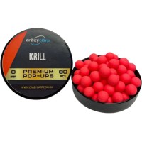 Бойлы Crazy Carp Premium Pop-Ups 8mm Krill (80шт/уп)