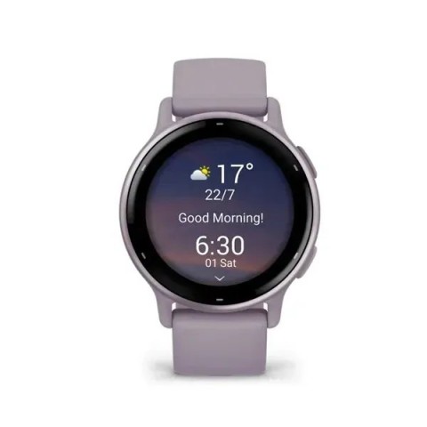Смарт-часы Garmin vivoactive 5 орхидеевые с безелем металлик