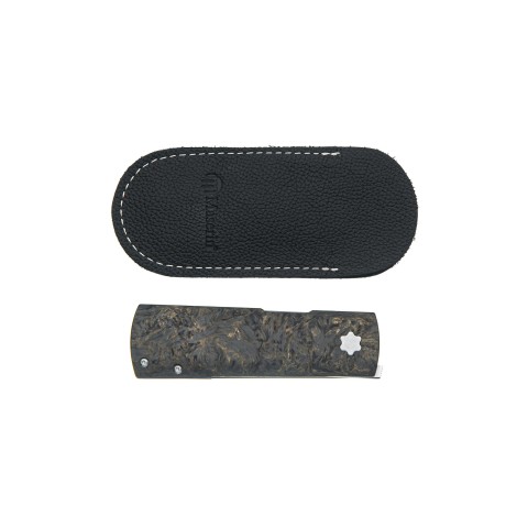 Нож Maserin Daga, Elmax, fat carbon, золотистый