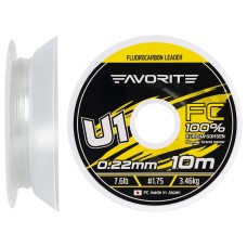 Флюорокарбон Favorite U1 FC 10m #1.75/0.22mm 7.6lb/3.46kg