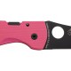 Нож Spyderco MicroJimbo Black Blade ц:pink