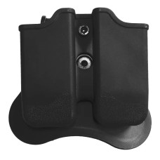 Подсумок Cytac для двух двурядных магазинов Beretta 92, SW MP, Taurus PT92, CZ P-07, P-09 ц:black
