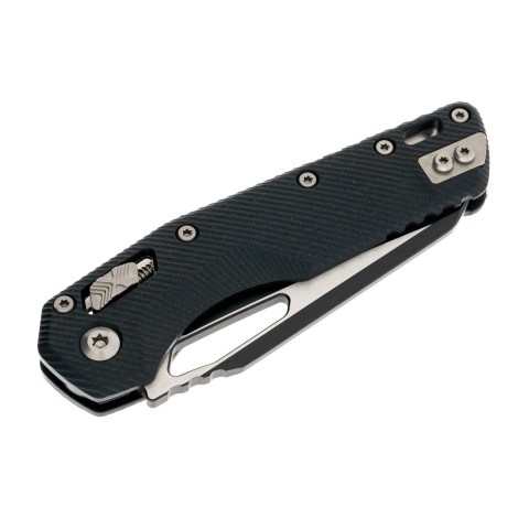 Ніж Microtech MSI SE, fluted black, G10, чорний