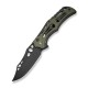 Ніж складаний туристичний Civivi Biophase, (8.9 см) Nitro-V / Aluminum & G10 чорно-зелений