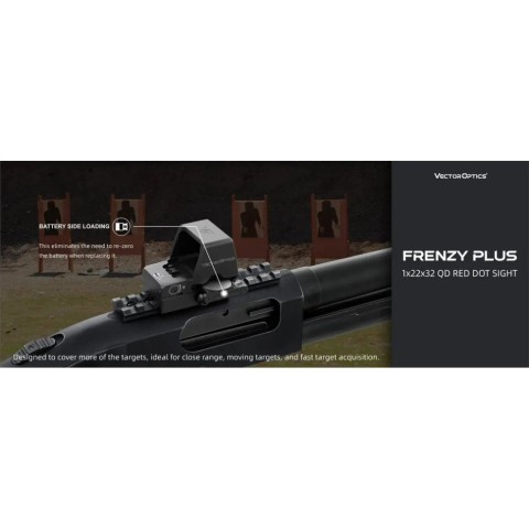 Приціл коліматорний Vector Optics Frenzy Plus 1x22x32 QD