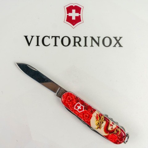 Нож Victorinox Swiss Army Climber Zodiac Китайский красный дракон
