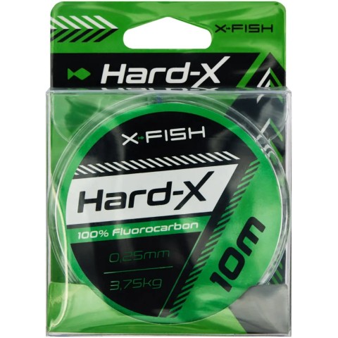 Флюорокарбон X-Fish Hard-X 10m (clear) 0.25mm 3.75kg