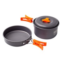 Набір туристичного посуду для походів СИЛА (каструля+сковорода)