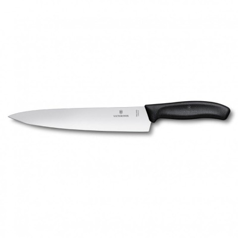 Набір кухонний Victorinox SwissClassic Cutlery Block 9шт з чорн. ручкою з підставкою (6 ножів, точило, вилка, ножиці)