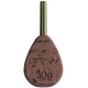 Грузило Brain In-Line Flat Lead 84g 2шт/уп green