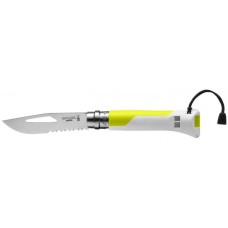 Нож Opinel №8 Outdoor Fluo White Yellow