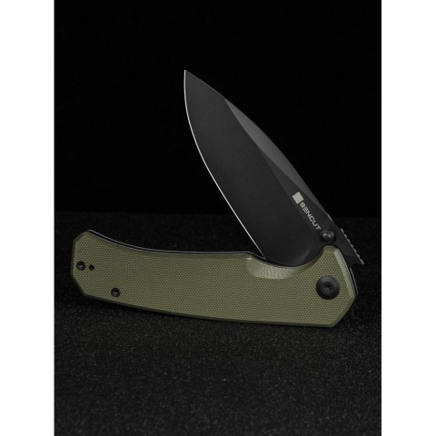 Ніж складаний туристичний Sencut Skarnax, (9.6 см) 9Cr18MoV / G10 темно-зелений