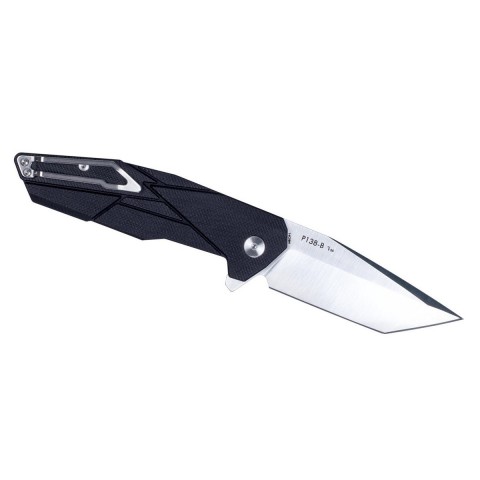 Ніж складаний туристичний Ruike P138-B, (9 см) 14C28N / G10 чорний