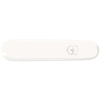 Накладка на ніж Victorinox 91мм white передня з лого (Va+)