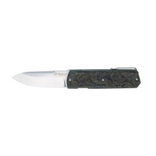 Нож Maserin Silver, Elmax, fat carbon, черно-золотистый