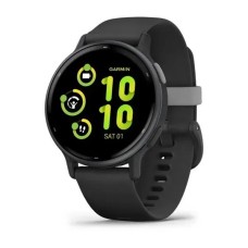 Смарт-годинник Garmin vivoactive 5 чорний зі сланцевим безелем