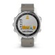 Смарт-годинник Garmin fenix 5S Plus Sapphire білий з сірим замшевим ремінцем