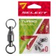 Вертлюжок Select Turbo Swivel #0 (5 шт/уп)