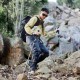 Трекінгова палиця Naturehike CNK2450DS012, 103-120 см, фіолетова