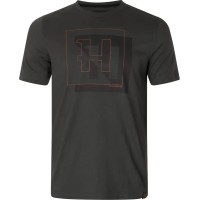 Футболка Harkila H-logo S/S T-shirt M ц:phantom