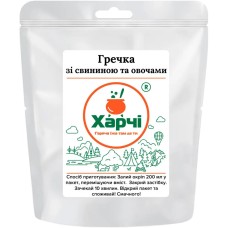 Сушеная еда Харчі Гречка со свининой и овощами