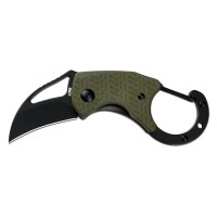 Нож CJRB Anansi Black Blade AR-RPM9,    G10 ц:green