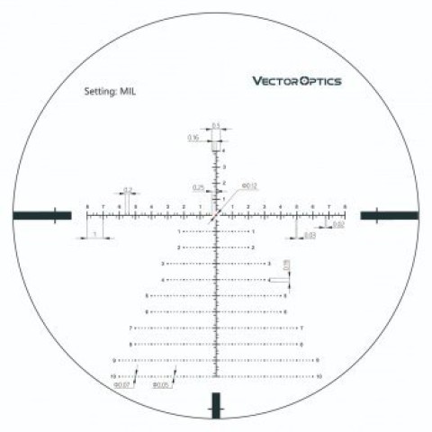 Оптический прицел Vector Optics Continental 5-30x56 (34mm) illum. FFP Ranging