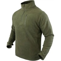 Свитер Condor-Clothing Quarter Zip Pullover 2XL ц:olive drab