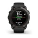 Смарт-часы Garmin fenix 7X Pro Sapphire Solar Edition карбоново-серые титановые DLC с черным ремешком