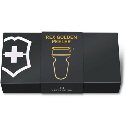 Овочечистка Victorinox Rex пряме лезо позолота (109x65x13мм)